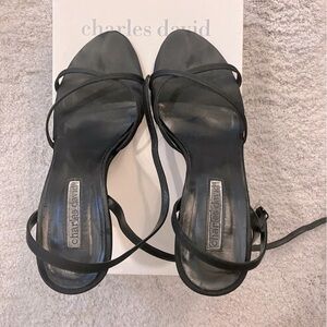Charles David Satin Stiletto Heels